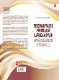 Pedoman Praktik Pengalaman Lapangan (PPL) II Menggunakan Model Konferensi 321