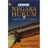 Teori Nrgara Hukum dan Kedaulatan Rakyat