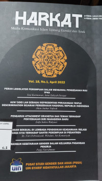 Jurnal harkat: media komunikasi gender