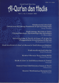 Sayyid dan Al-Taswir Al-Fanni Fi Al-Qur'an (Penggambaran Artistik dalam Al-Qur'an)